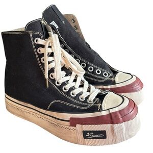 Visvim Women's Trainers Skagway Hi G Pattern in black size 9.